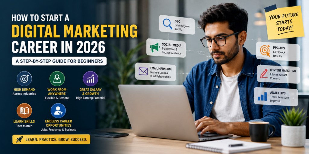 Digital marketing career.