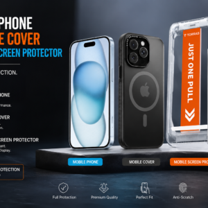 Mobile Phone + Mobile Cover + Mobile Screen Protector